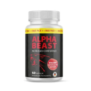 Alpha Beast Kapseln Verpackung mit Arginin, Citrullin und Maca