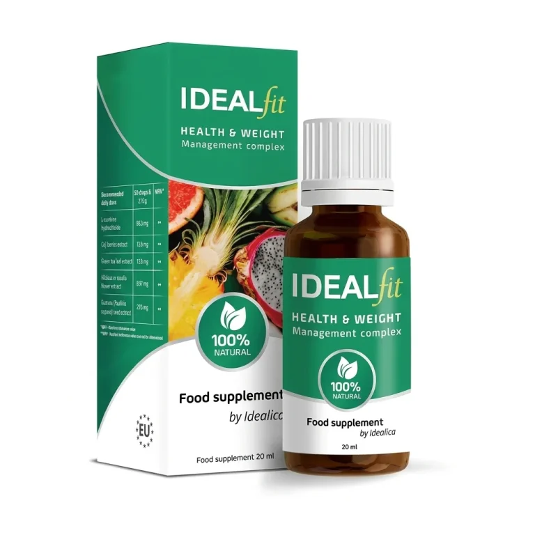 IdealFit Tropfen Flasche mit Goji-Beeren und Guarana-Extrakt zum Abnehmen